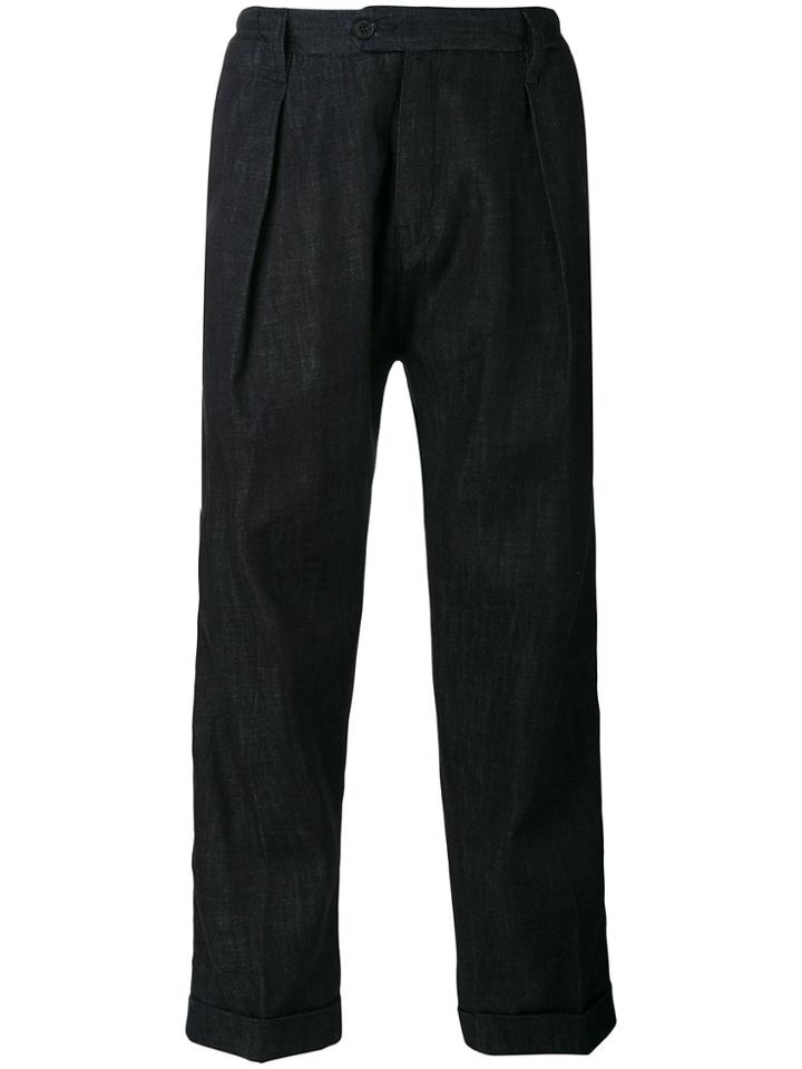 Levi's: Made & Crafted Tapered Leg Denim Trousers - Blue