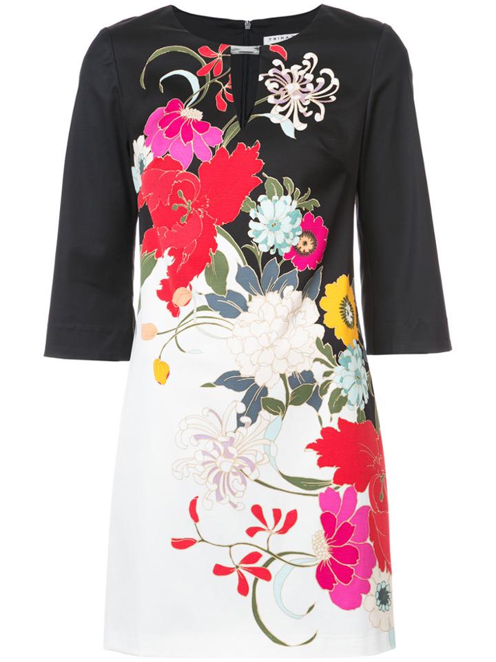 Trina Turk Floral Print Mini Dress - Multicolour