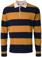 Kent & Curwen Striped Polo Shirt - Brown