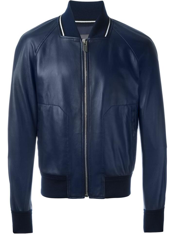 Bally Zipped Leather Jacket