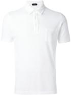 Zanone Chest Pocket Polo Shirt, Men's, Size: Xxl, White, Cotton