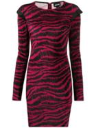 Just Cavalli Scribble Print Dress - Pink