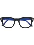 Tom Ford Eyewear Square Acetate Glasses - Black