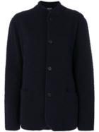Giorgio Armani Mandarin Collar Jacket - Blue
