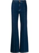 See By Chloé High Rise Flared Jeans - Blue