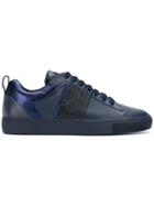 Versace Collection Medusa Lace-up Sneakers - Blue