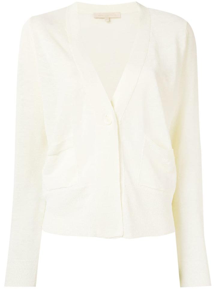 Vanessa Bruno Deep V-neck Cardigan - White