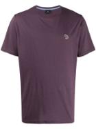 Ps Paul Smith Logo Crew Neck T-shirt - Purple