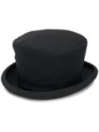Yohji Yamamoto Wool Top Hat - Black