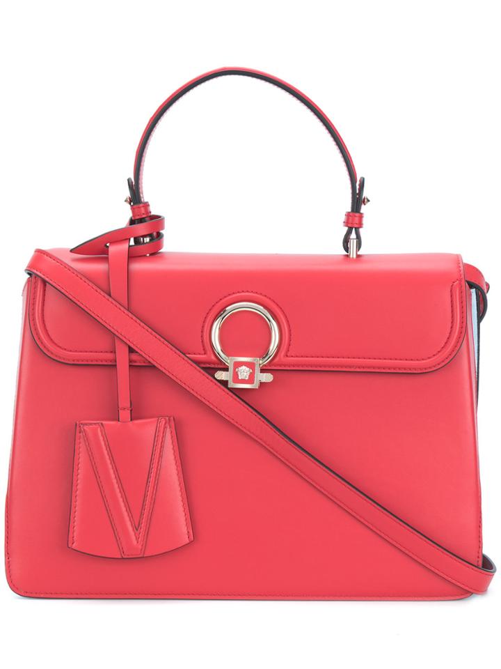Versace Dv One Tote - Red