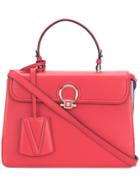 Versace Dv One Tote - Red