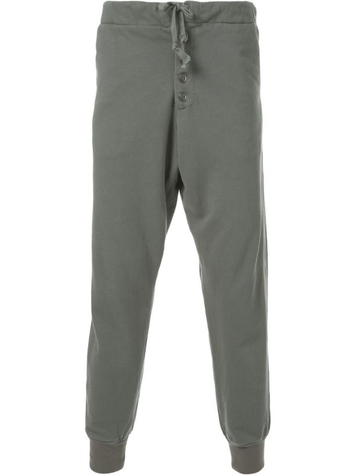 Greg Lauren Army-style Tapered Trousers, Men's, Size: 2, Green, Cotton