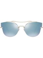 Miu Miu Eyewear Scenique Mirrored Sunglasses - Grey