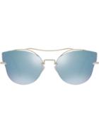 Miu Miu Eyewear Scenique Mirrored Sunglasses - Grey