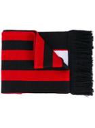 Givenchy - Stars And Stripes Scarf - Men - Acrylic/wool - One Size, Black, Acrylic/wool