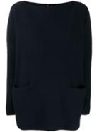 Daniela Gregis Boat Neck Jumper - Blue
