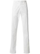 Boglioli Tailored Fitted Trousers - White