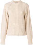 Joseph Ribbed Knit Sweater - Nude & Neutrals