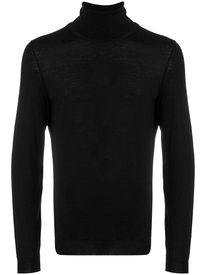 Boss Hugo Boss Turtleneck Sweater - Black