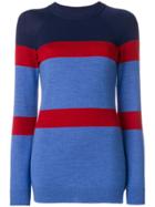 Lndr Contrast Stripe Knitted Top - Blue