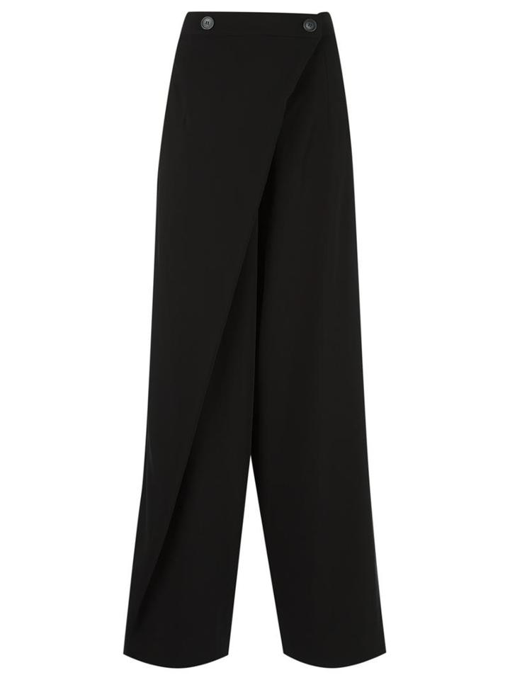 Uma Raquel Davidowicz High-waisted Trousers, Women's, Size: 42, Black, Polyester/spandex/elastane