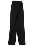 Uma Raquel Davidowicz High-waisted Trousers, Women's, Size: 42, Black, Polyester/spandex/elastane