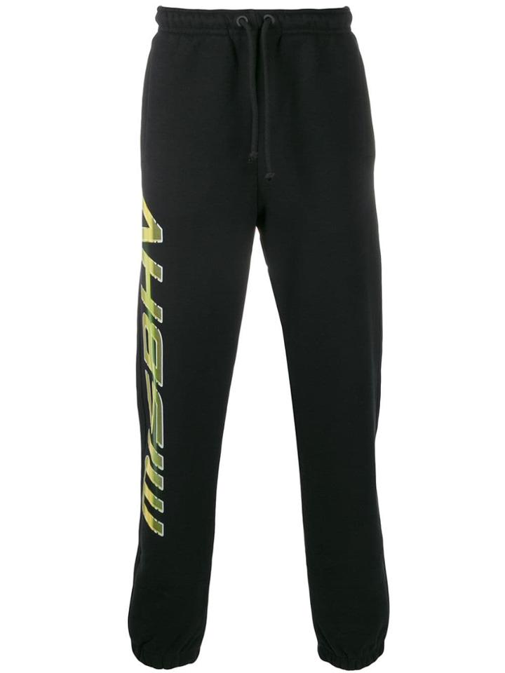 Misbhv Logo Print Track Pants - Black
