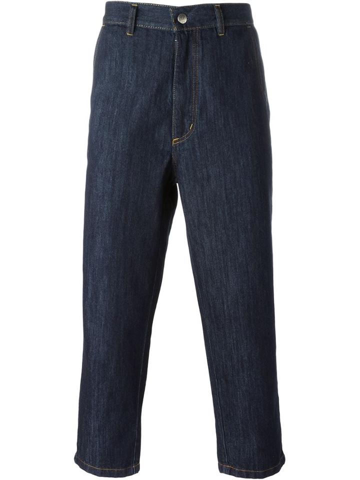 Société Anonyme Tapered Cropped Jeans, Adult Unisex, Size: S, Blue, Cotton