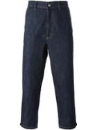 Société Anonyme Tapered Cropped Jeans, Adult Unisex, Size: S, Blue, Cotton