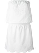Heidi Klein Bandeau Mini Dress, Women's, Size: Xl, White, Cotton