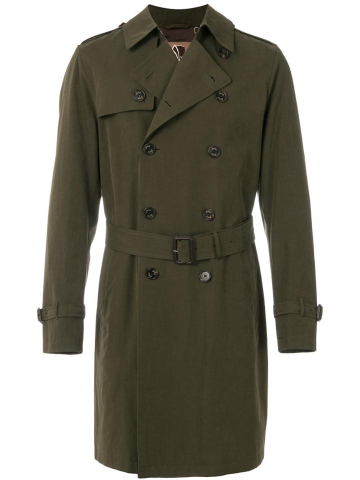 Sealup Tailored Fitted Coat - Green