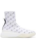 Stella Mccartney Loop Monogram Sneakers - White