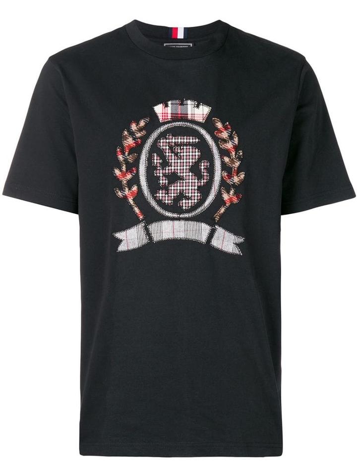 Hilfiger Collection Tartan Logo T-shirt - Black