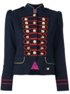 La Condesa 'beatle' Jacket, Women's, Size: 40, Blue, Wool/polyamide/viscose