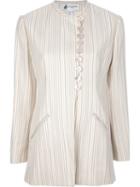 Lanvin Vintage Striped Skirt Suit