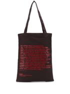 Rick Owens Drkshdw 'mother's Tears' Print Tote Bag - Brown
