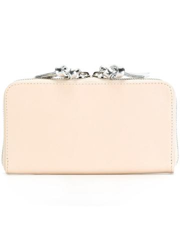 Sagan Zipped Long Wallet - Neutrals