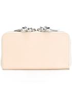 Sagan Zipped Long Wallet - Neutrals