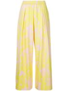 Layeur Printed Palazzo Trousers - Neutrals