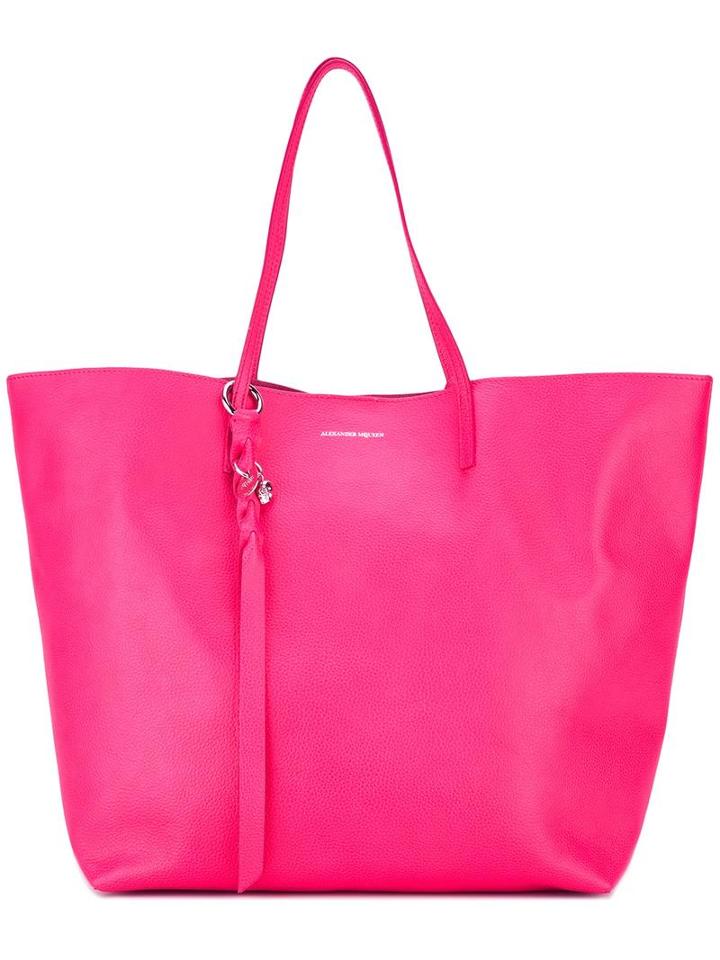 Alexander Mcqueen Skull Shopper Tote, Women's, Pink/purple