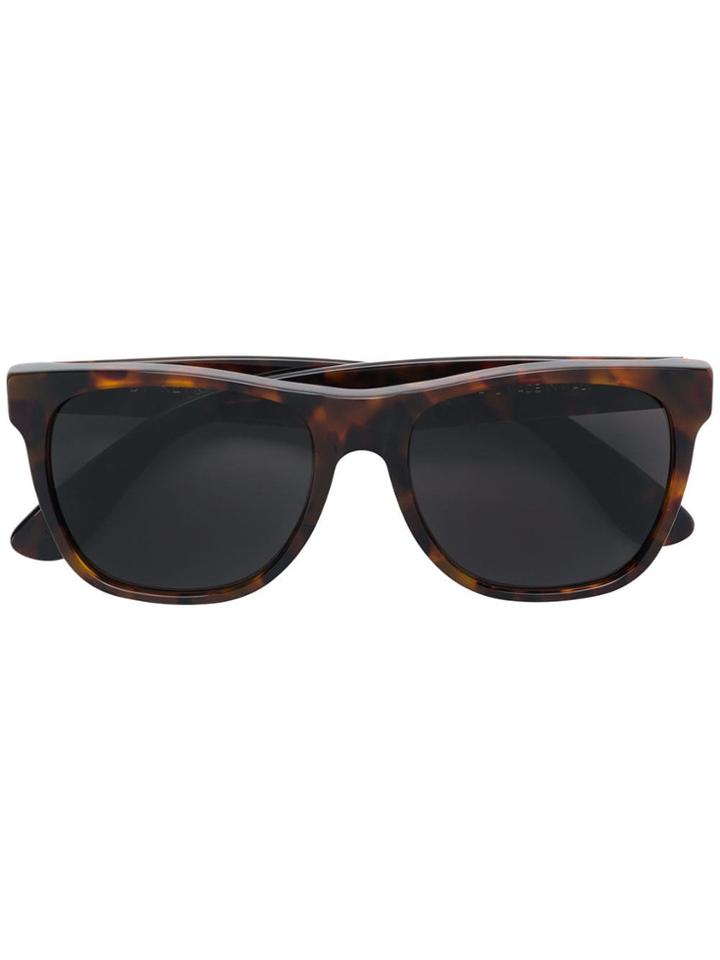 Retrosuperfuture Tortoiseshell-effect Square-frame Sunglasses - Brown