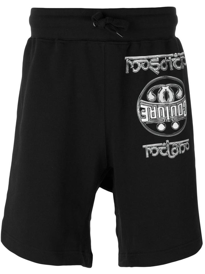 Moschino - Logo Track Shorts - Men - Cotton - Xs, Black, Cotton