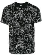 Kenzo - Scribbles T-shirt - Men - Cotton - L, Black, Cotton