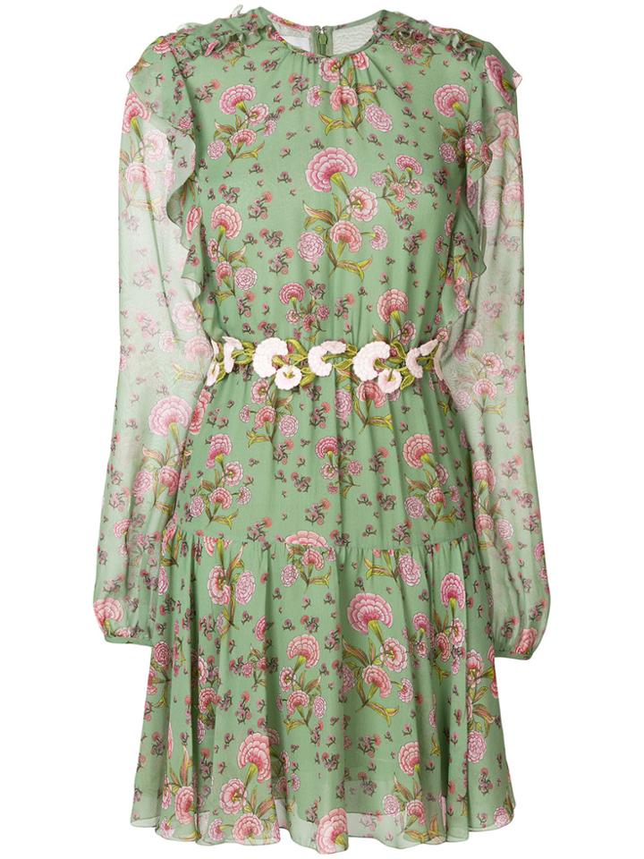 Giambattista Valli Floral Print Dress - Green