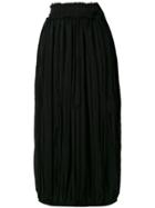 Jw Anderson Gathered Midi Skirt - Black