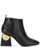 Kat Maconie Solange Metallic-detail Boots - Black