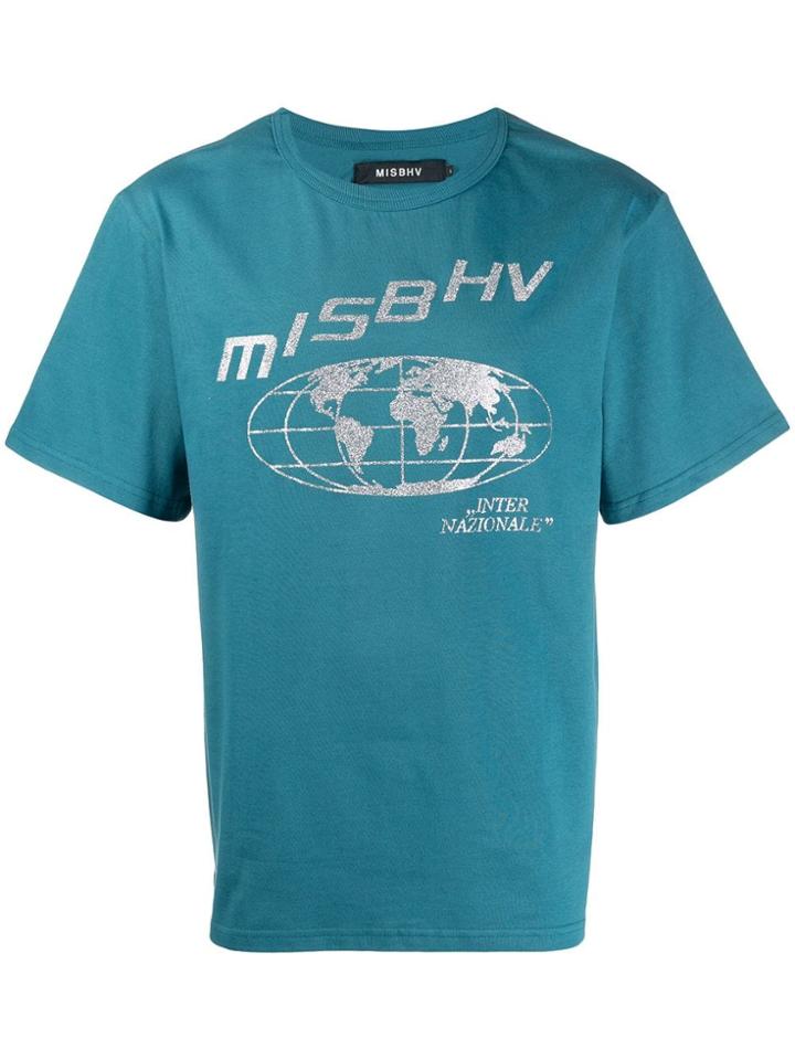 Misbhv Sparkle Graphic T-shirt - Blue