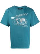 Misbhv Sparkle Graphic T-shirt - Blue