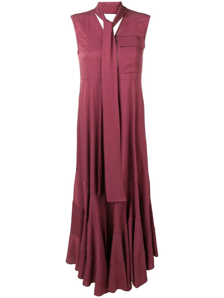 Golden Goose Deluxe Brand Bow Tie Dress - Purple