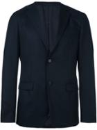 Z Zegna Two Button Blazer, Men's, Size: 48, Blue, Cupro/wool